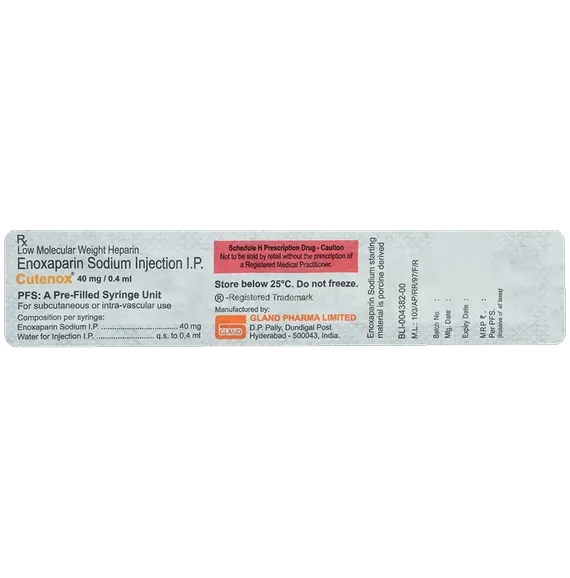 cutenox 40mg/0.4ml injection